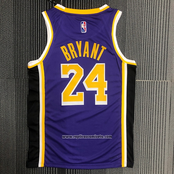 Camiseta Los Angeles Lakers Kobe Bryant #24 Statement 2021-22 Violeta